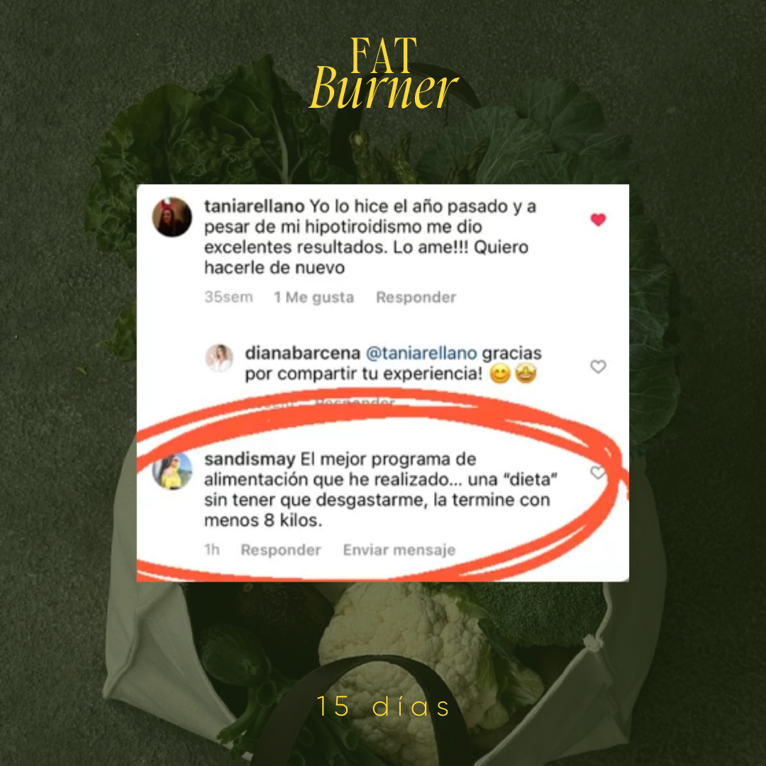 FAT BURNER 15 días