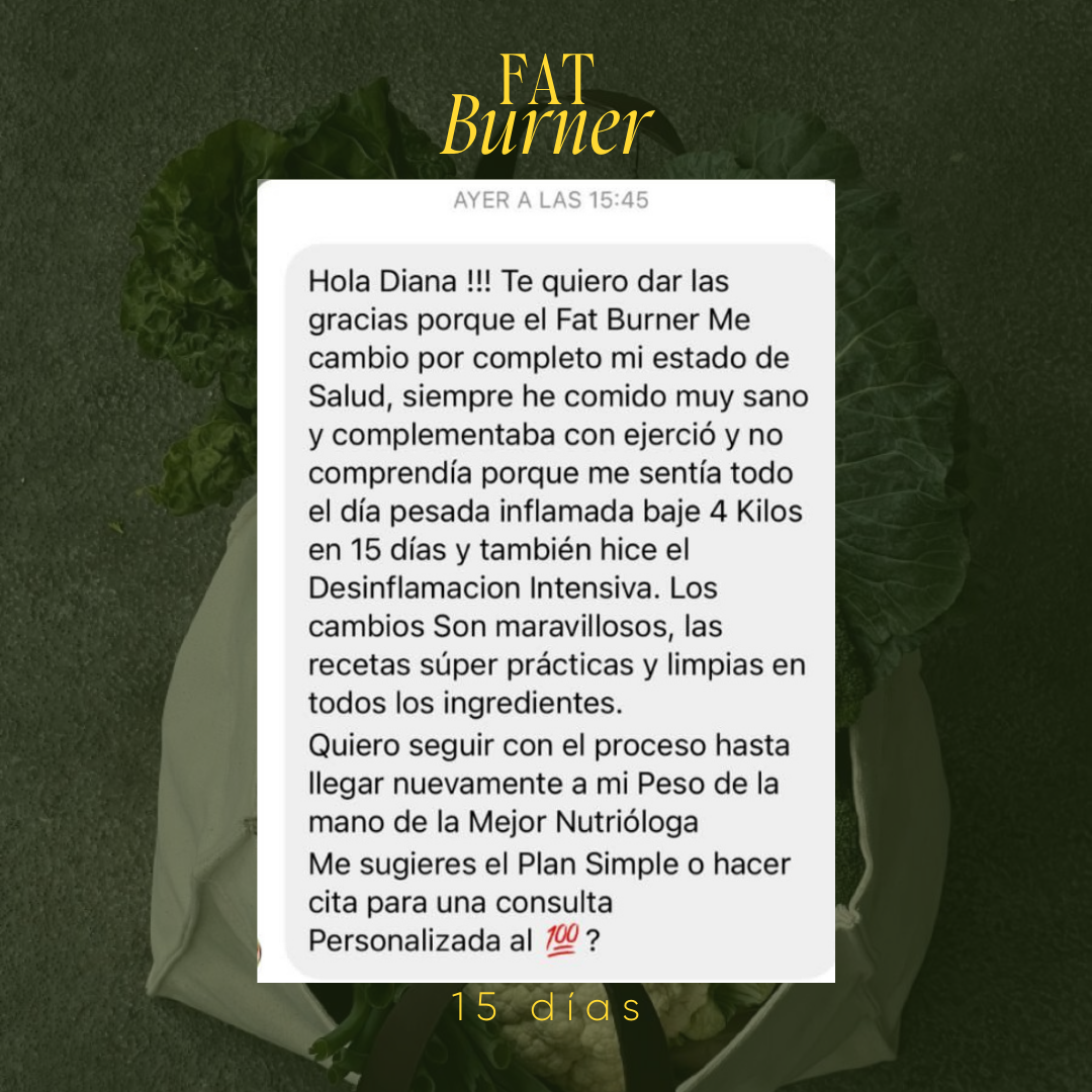 FAT BURNER 15 días