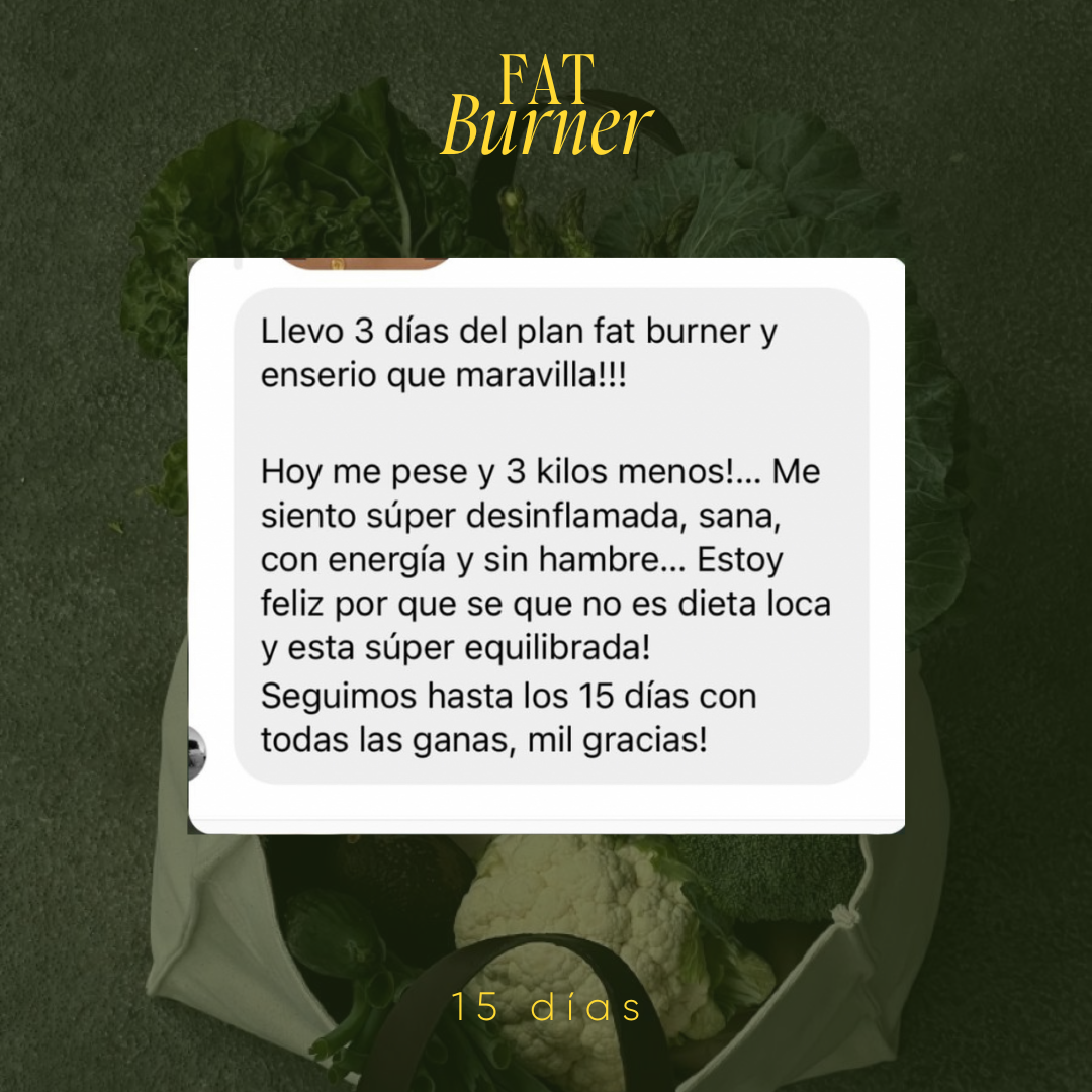 FAT BURNER 15 días