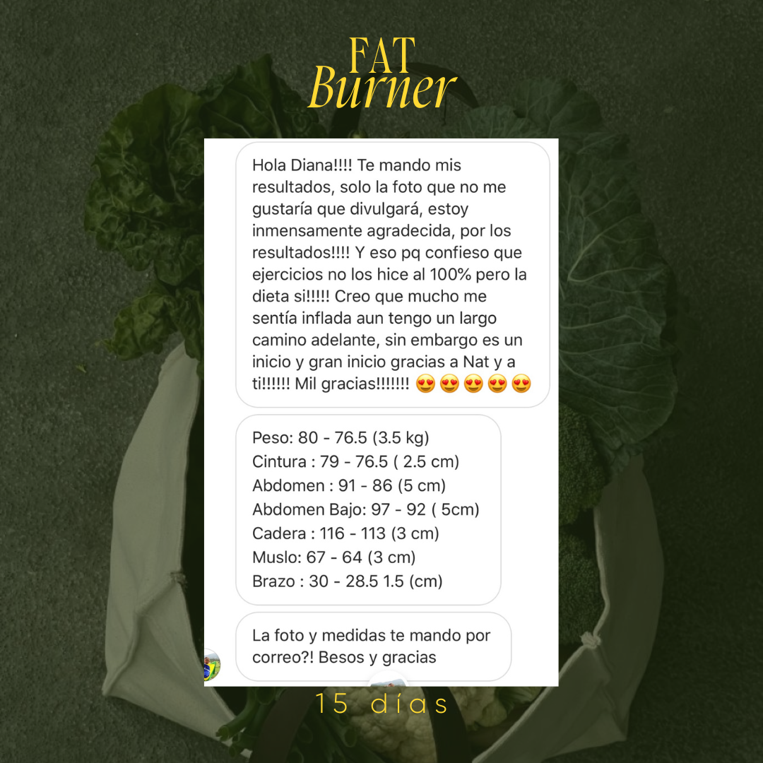 FAT BURNER 15 días