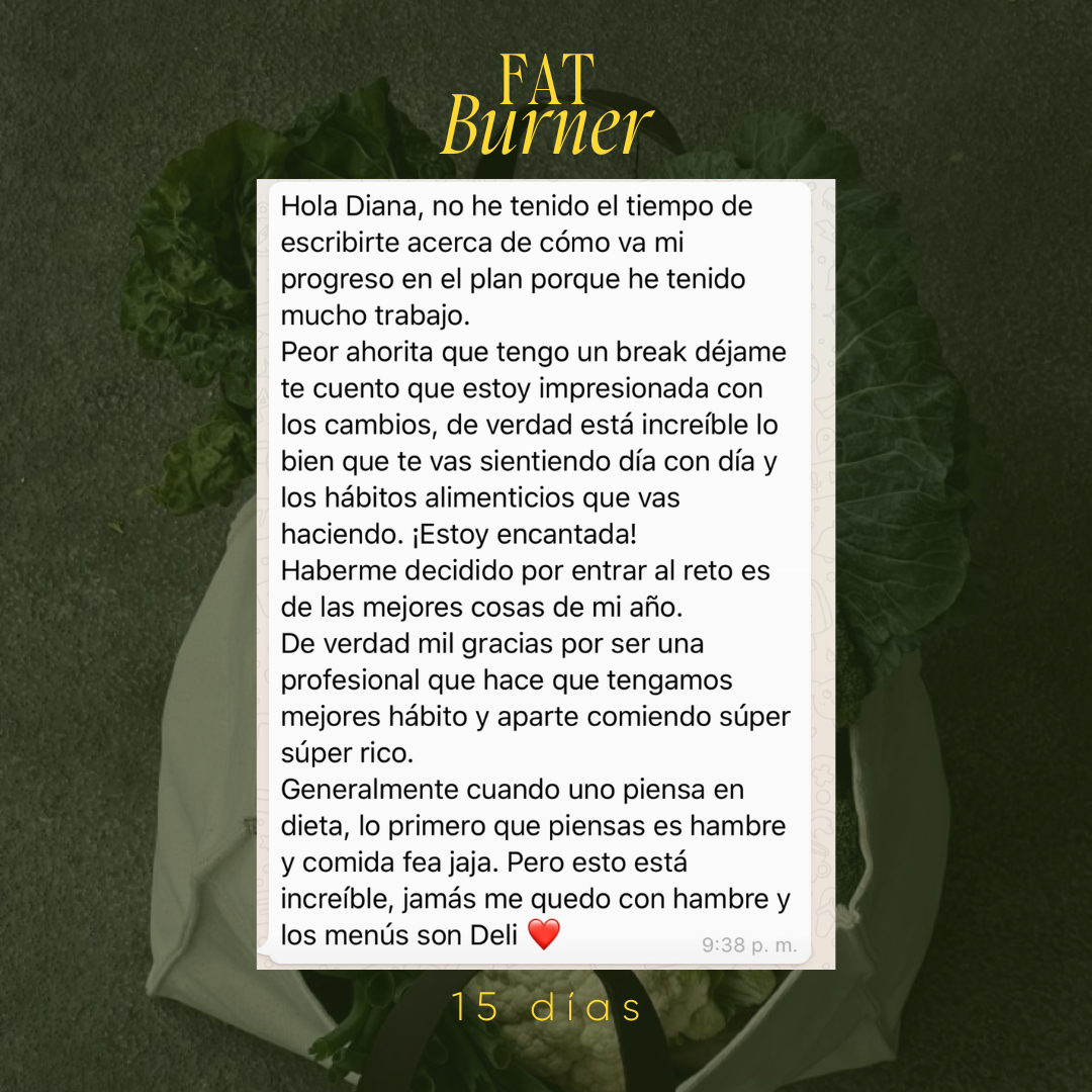 FAT BURNER 15 días