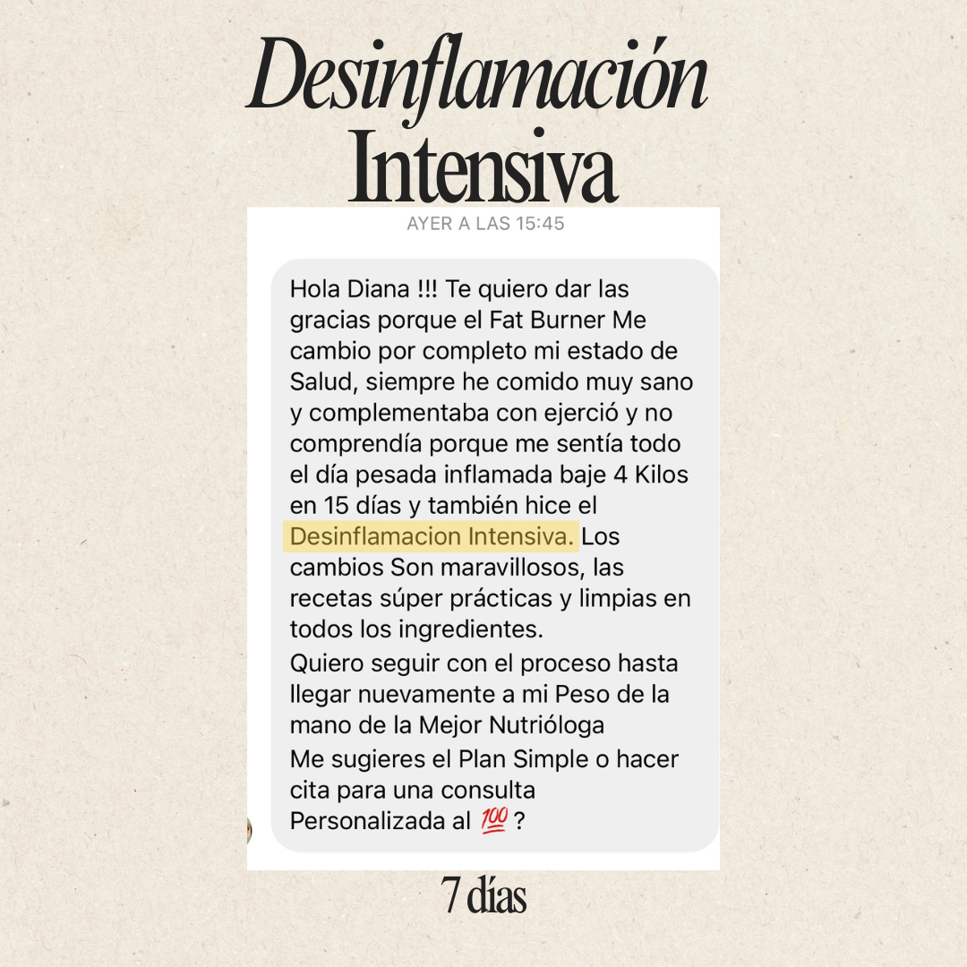 Desinflamación Intesiva 7 días