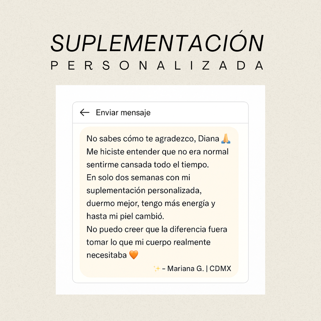 SUPLEMENTACIÓN PERSONALIZADA ONLINE