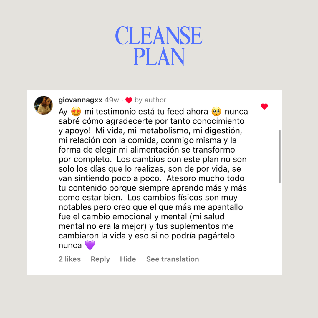 CLEANSE PLAN 2026